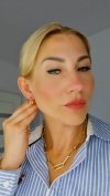 Золотые серьги из нержавеющей стали