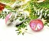серьги Сваровски с покрытием из белого золота