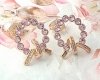 эксклюзивные серьги с позолотой swarovski