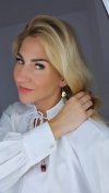 Золотые серьги из нержавеющей стали