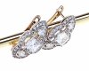 эксклюзивные серьги с позолотой swarovski