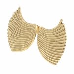 goldene Ohrringe aus Edelstahl