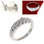 Goldring 18,60 mm. vergoldete Verlobung Xuping