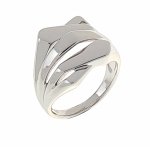 Goldring 18,00 mm. vergoldete Verlobung Xuping