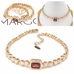 Armband aus 18 Karat vergoldetem Gold
