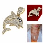 Goldanhänger 18 Karat glänzendes Xuping
