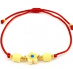 GOLDENES ARMBAND MIT EDELSTAHL