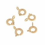 GOLD PLATED GOLD PLATED CARABINER 9MM FOR BRACELET OR CHAIN