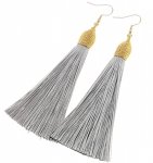 EARRINGS SILVER STAINLESS STEEL CELEBRITY