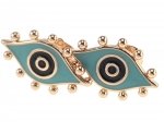 gold plated earrings with exclusive cubic zirconia