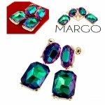 gold plated earrings with exclusive cubic zirconia