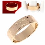 gold ring 18,60mm. gold-plated engagement xuping