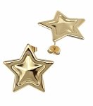 gold earrings made of stainless steel
