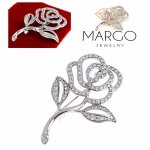elegant gold brooch