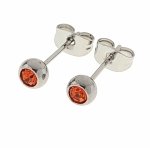 gold earrings made of stainless steel