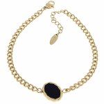 BRACELET GOLD CELEBRITY STAINLESS STEEL
