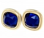 gold earrings made of stainless steel