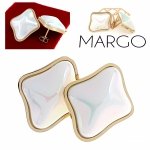 gold earrings made of stainless steel