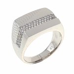 gold ring 20,30mm. gold-plated engagement xuping
