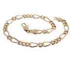 gold bracelet for a gold-plated leg