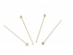 2X gold-plated 316L stainless steel lambs ear plugs