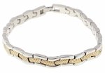 BRACELET GOLD CELEBRITY STAINLESS STEEL