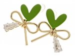 Earrings summer neon hanging
