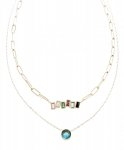 GOLD CHAIN NECKLACE celebrity STAINLESS STEEL