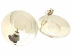 gold earrings made of stainless steel