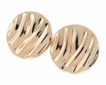 gold plated earrings with exclusive cubic zirconia