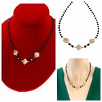 @3169 Złoty łańcuszek 43+5 naszyjnik stal chirurgiczna celebrytka kryształki różaniec 