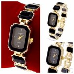 op67 Ekskluzywny damski złoty zegarek błyszczący cyrkonie Kurren klasyk