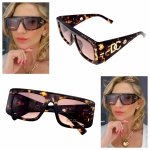 ok59 Damskie okulary przeciwsłoneczne muchy ozdobne UV400