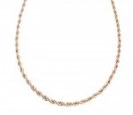 2772 Złoty łańcuszek 45cm 4mm pozłacany 18k Xuping