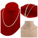 4362 Złoty łańcuszek 45cm naszyjnik pozłacany 14K 