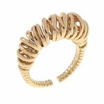 3732b Pierścionek 18,00mm złoty zaręczynowy pozłacany 18k Xuping regulowany