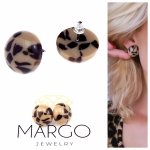 4298 Kolczyki celebrytki wtyczki akrylowe Viki Lady