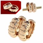 эксклюзивные серьги с позолотой swarovski