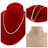 4362 Złoty łańcuszek 45cm naszyjnik pozłacany 14K 