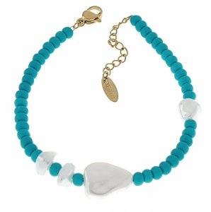 BRACELET GOLD CELEBRITY NEREZOVÁ OCEL