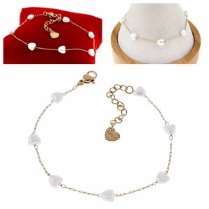 BRACELET GOLD CELEBRITY NEREZOVÁ OCEL