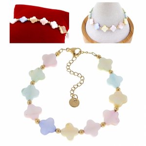 BRACELET GOLD CELEBRITY NEREZOVÁ OCEL 