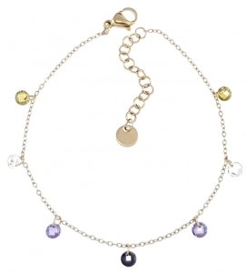 BRACELET GOLD CELEBRITY NEREZOVÁ OCEL