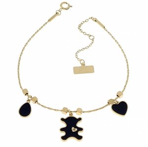 BRACELET GOLD CELEBRITY NEREZOVÁ OCEL