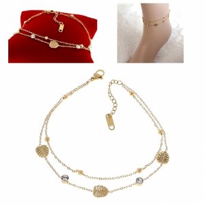 BRACELET GOLD CELEBRITY NEREZOVÁ OCEL