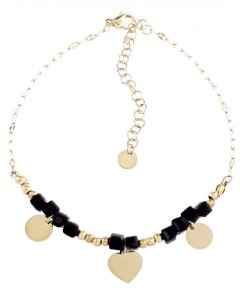 BRACELET GOLD CELEBRITY NEREZOVÁ OCEL