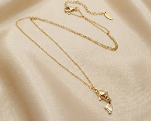 GOLDEN CHAIN CELEBRITY NÁHRDELNÍK NEREZ
