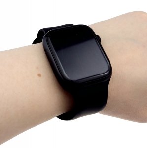 Chytré hodinky Ultimate T500 Hlwatch PRO LSSD hodinky pohodlné silikonový řemínek černé