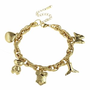 BRACELET GOLD CELEBRITY NEREZOVÁ OCEL