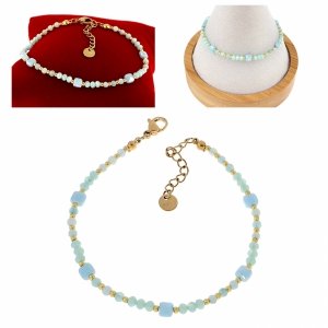BRACELET GOLD CELEBRITY NEREZOVÁ OCEL